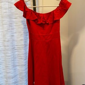 Zara Red Mini Summer Dress